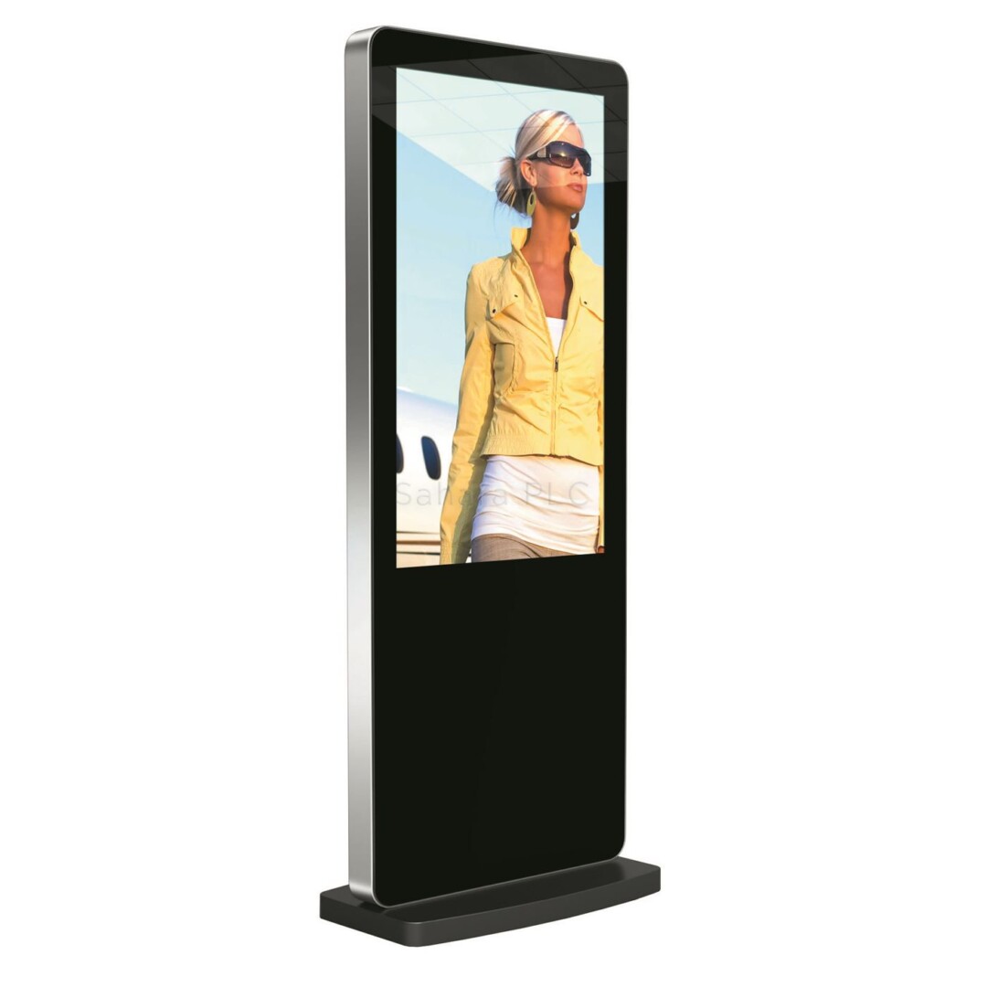 55″ Slimline Freestanding Digital Advertising Screen