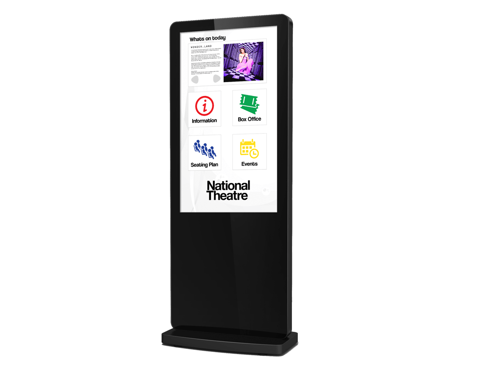 Freestanding Multi Touch Screen Posters