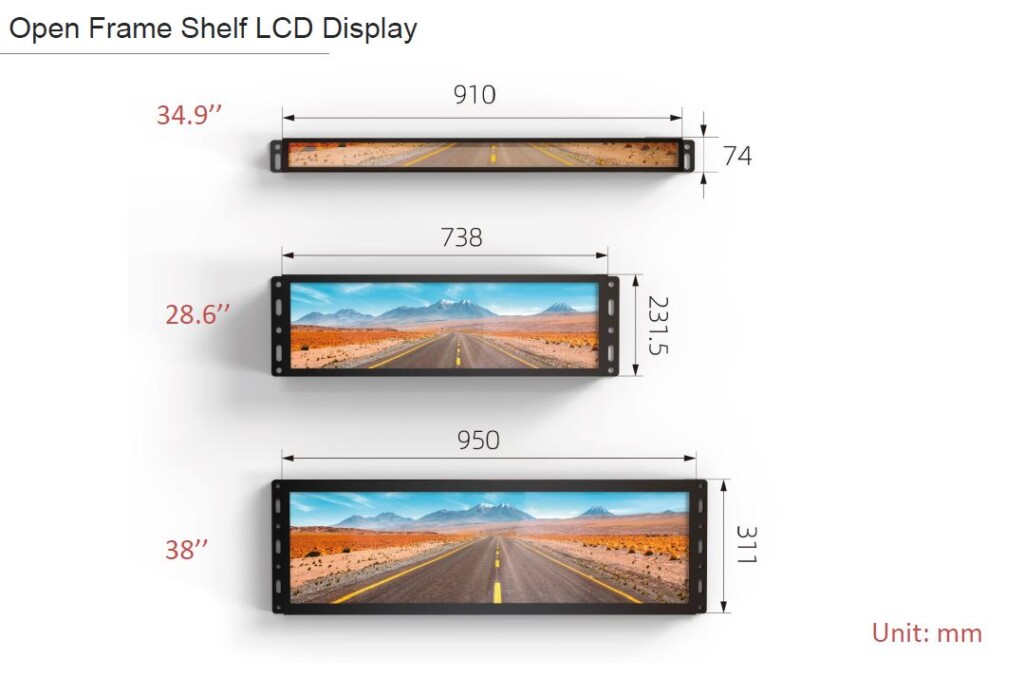 Stretched LCD Sizes